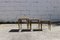 French Onyx Marble & Brass Nesting Tables, Set of 3 8
