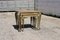 French Onyx Marble & Brass Nesting Tables, Set of 3, Image 2