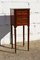 French Walnut Console with Drawers and Marble Top 8