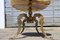 French Onyx Marble and Brass Coffee Table, Image 8