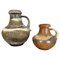 Multi-Colored Pottery Fat Lava Vases from Scheurich, Germany, 1970s, Set of 2, Image 1