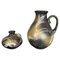 Abstract Fat Lava Pottery Vases from Ruscha, Germany, 1960s, Set of 2 1