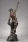 The Fisherman with a Harpoon Bronze Skulptur von Ernest-Justin Ferrand 6