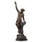 The Fisherman with a Harpoon Bronze Sculpture by Ernest-Justin Ferrand 1