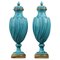 Vases Couverts Style Louis XVI en Céramique, Set de 2 1
