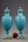 Louis XVI Style Covered Vases in Ceramic, Set of 2 2