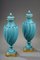 Vases Couverts Style Louis XVI en Céramique, Set de 2 3