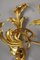 Louis XV Wandleuchten aus vergoldeter Bronze, 2er Set 8