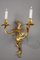 Rocaille Style Gilt Bronze Wall Candlesticks, Set of 2 10