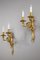 Rocaille Style Gilt Bronze Wall Candlesticks, Set of 2 8