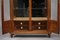 Louis XVI Style Low Walnut Glass Cabinet with Cutlery, Set of 88 3