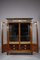 Louis XVI Style Low Walnut Glass Cabinet with Cutlery, Set of 88 2