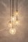 Large Cascading Chandelier in Bubble Glass from Limburg, Germany, 1970s 9