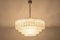 Large Ice Glass Tube Chandelier from Doria, Germany, 1960s, Image 4