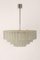 Large Ice Glass Tube Chandelier from Doria, Germany, 1960s, Image 8
