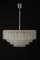 Large Ice Glass Tube Chandelier from Doria, Germany, 1960s 6