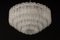 Large Ice Glass Tube Chandelier from Doria, Germany, 1960s 5