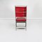 Mid-Century French Red Leather and Steel Chairs by Jean Prouvé for Tecta, 1980s, Set of 3, Image 5