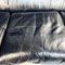 Italian Modern Black Leather Sofas and Bull Armchair by Gianfranco Frattini for Cassina, 1980s, Set of 3, Image 18