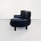 Italian Modern Black Leather Sofas and Bull Armchair by Gianfranco Frattini for Cassina, 1980s, Set of 3 7