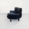 Italian Modern Black Leather Sofas and Bull Armchair by Gianfranco Frattini for Cassina, 1980s, Set of 3, Image 7