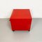 Cajonera modular 4602 italiana moderna de plástico rojo de Fussell Kartell, 1970. Juego de 2, Imagen 10