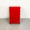Modulare italienische moderne rote Kunststoff Kommode 4602 von Fussell Kartell, 1970, 2er Set 4