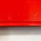 Modulare italienische moderne rote Kunststoff Kommode 4602 von Fussell Kartell, 1970, 2er Set 15