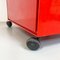 Italian Modern Red Plastic Modular 4602 Chest of Drawers by Fussell Kartell, 1970, Set of 2 17