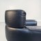 Italian Modern Black Leather & Wood Bull Lounge Chair by Gianfranco Frattini for Cassina, 1980s 12