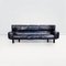 Italian Modern Black Leather & Wood 3-Seater Bull Sofa by Gianfranco Frattini for Cassina, 1980s, Image 2