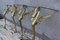 Vintage Brass Swan Table Legs for Table, Set of 4 3