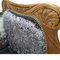 Edwardian Chaise Longue in Blackberry Velvet Upholstery, Image 5