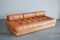 Vintage Swiss Cognac / Brandy DS-80 Leather Double Daybed from de Sede, 1970s 1