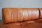 Vintage Swiss Cognac / Brandy DS-80 Leather Double Daybed from de Sede, 1970s 19