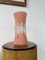 Peach Frosted Glass Vase, 1960s, Image 1