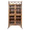 19th Century English Glazed Bamboo Bookcase 1