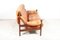 Divano e sedie Santa Fe di Guy Rogers, metà XX secolo, set di 3, Immagine 4