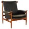 Mid-Century Bwana Chair in Teak and Original Leather by Finn Juhl 1