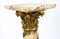 Antique French Serpentine Marmo Viola Ormolu Marble Pedestal, 19th Century, Image 5