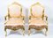Louis XV Style French Gilded Armchairs, 20th Century, Set of 2 2