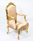 Louis XV Style French Gilded Armchairs, 20th Century, Set of 2, Image 3