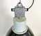Lámpara colgante industrial grande esmaltada de Elektrosvit, años 60, Imagen 10