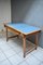 Vintage Italian Desk with Blue Top, 1960s 4