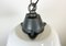 Industrial White Enamel and Cast Iron Pendant Light, 1960s 6