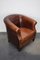 Club chair vintage in pelle color cognac, Immagine 4