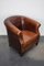 Vintage Dutch Club Chair in Cognac Colored Leather 4