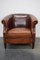 Vintage Dutch Club Chair in Cognac Colored Leather, Image 1