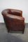 Club chair vintage in pelle color cognac, Immagine 9