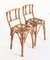 Chaises en Jonc, France, 1960s, Set de 2 5